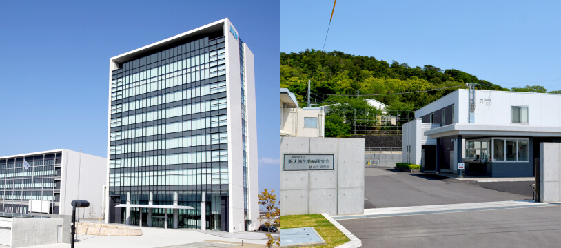 八幡事業所と瀬戸事業所／本社の外観写真