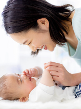 赤ちゃんとお母さん